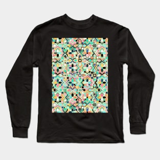 Gilded Boho Jeweled Tiles Long Sleeve T-Shirt